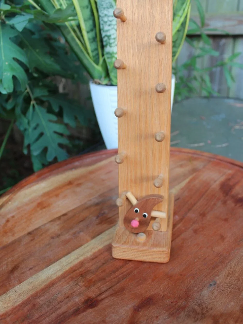 Vintage Nova Products Wooden Ghost Ramp Toy, Vermont Made Halloween - 16